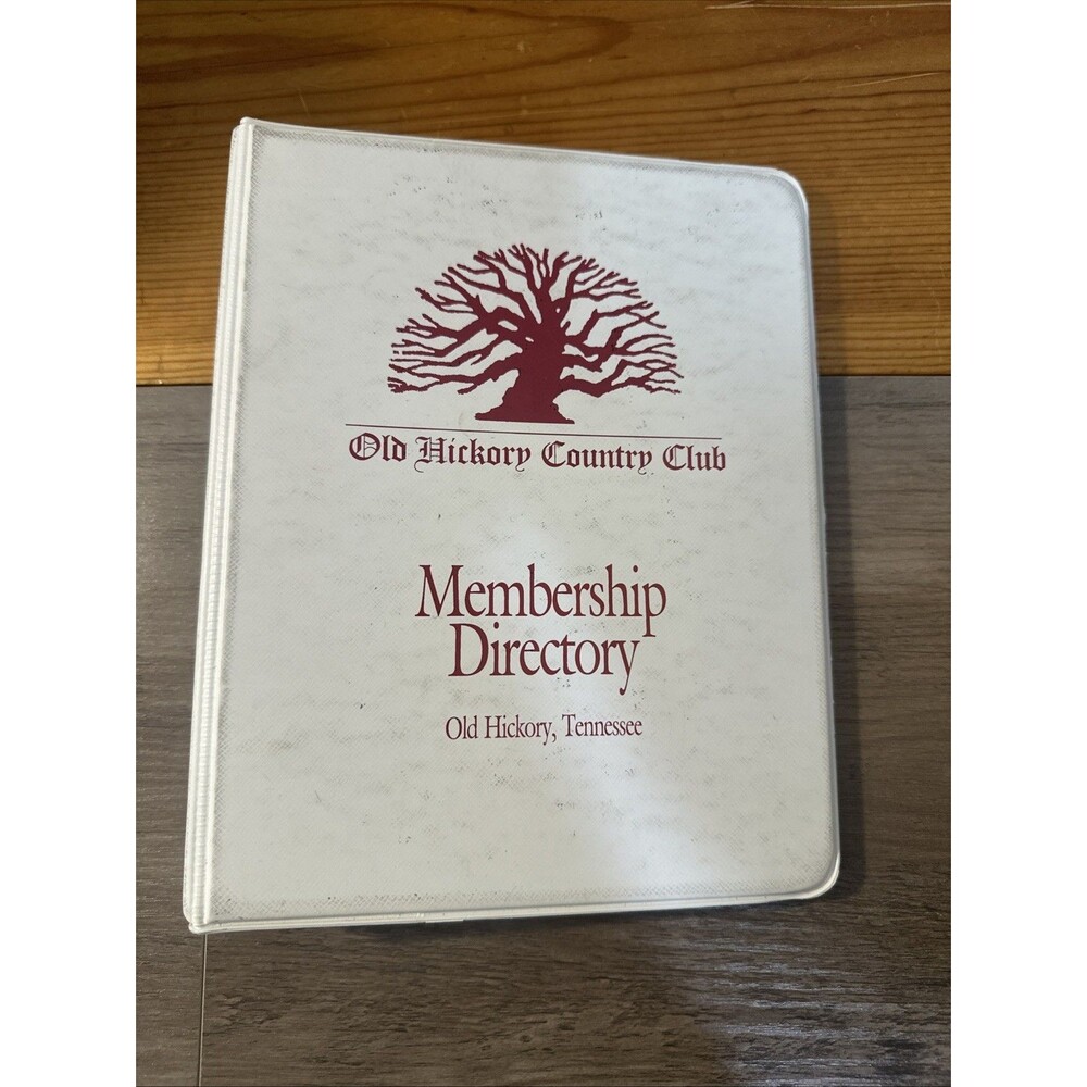 Old Hickory Country Club Membership Directory 1998 1999 Tennessee Golf Club
